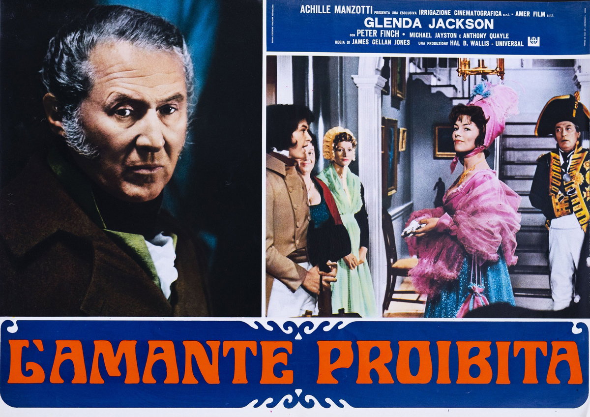 Fotobusta 2 per il film La storia di Lady Hamilton (1973)