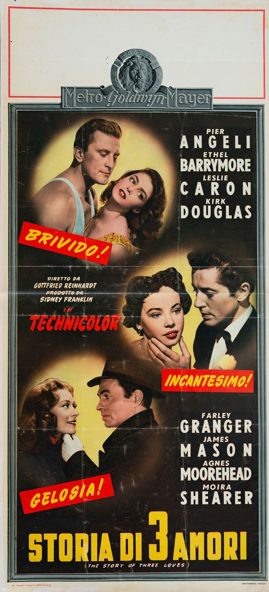 The Story of Three Loves - Lobby Card 1