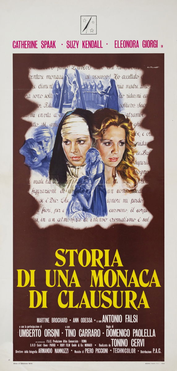 Story of a Cloistered Nun - Lobby Card 1