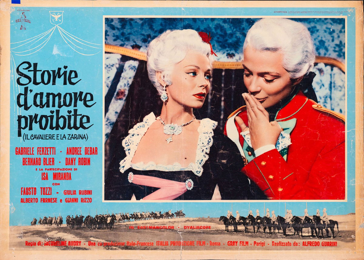 Storie d'amore proibite (Il cavaliere e la zarina) - Fotobusta 1