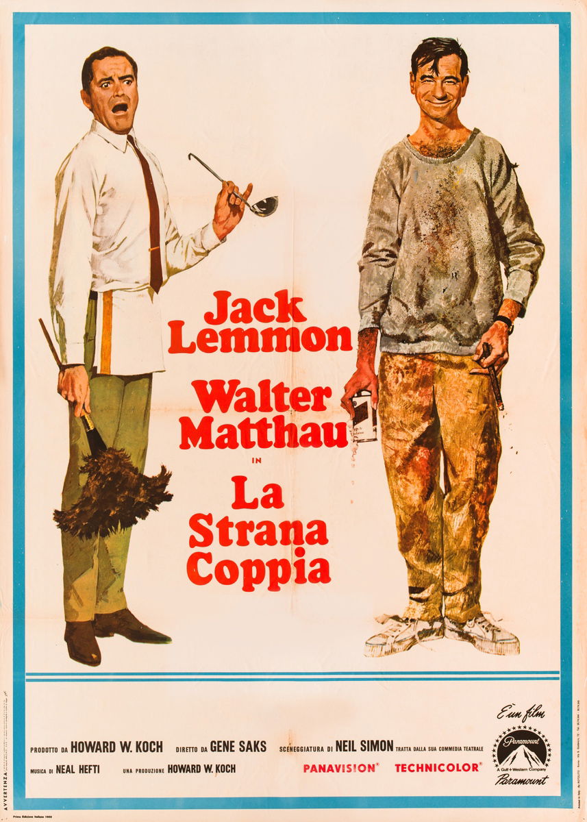 La strana coppia - Manifesto 1