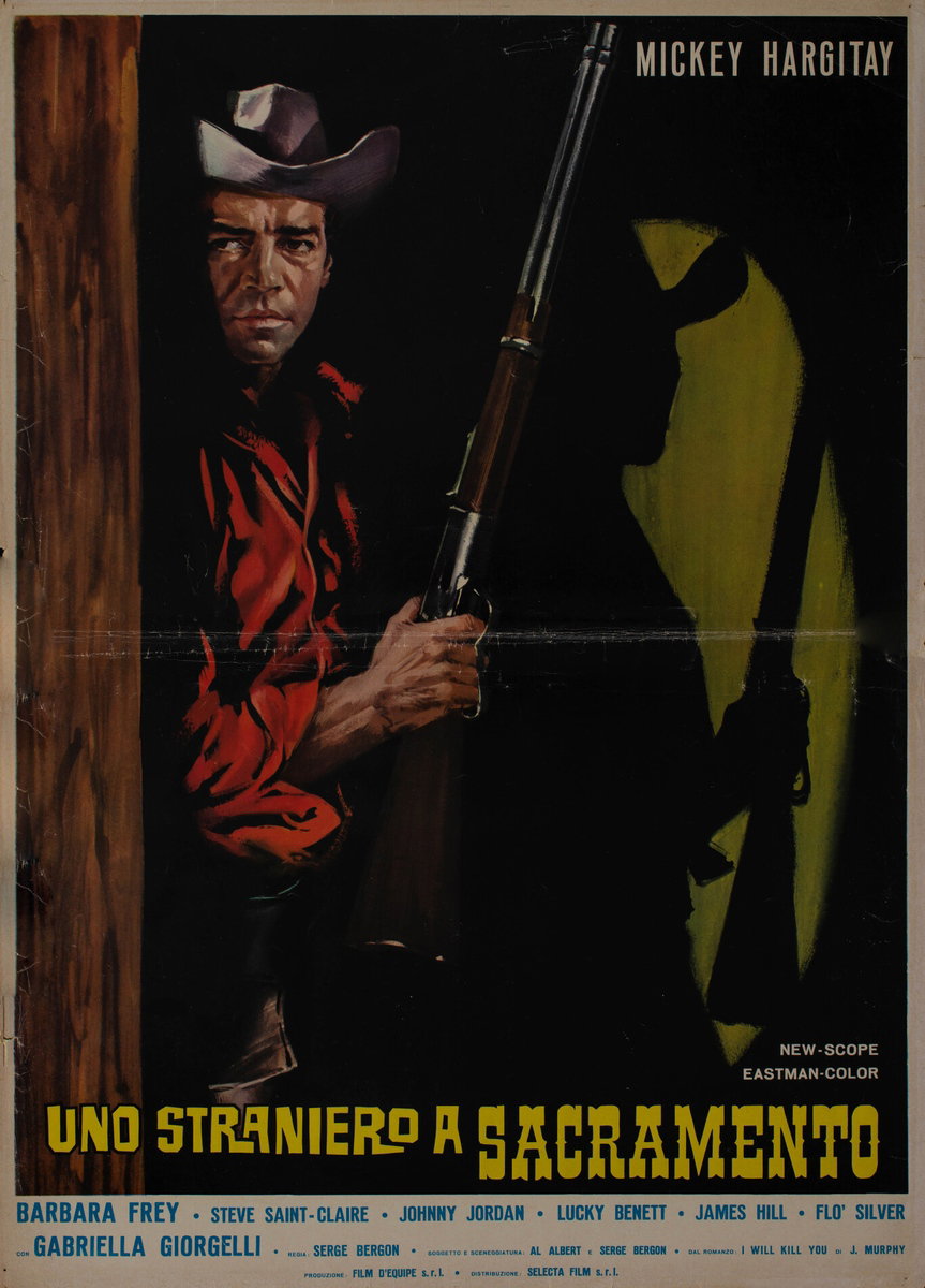 Manifesto 2 per il film Uno straniero a Sacramento (1965)