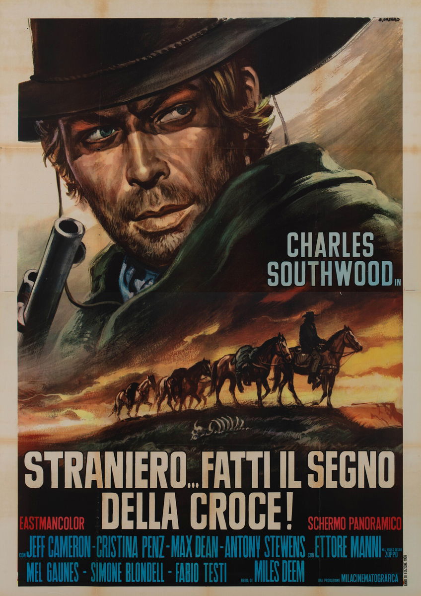 Straniero... fatti il segno della croce! - Manifesto 1