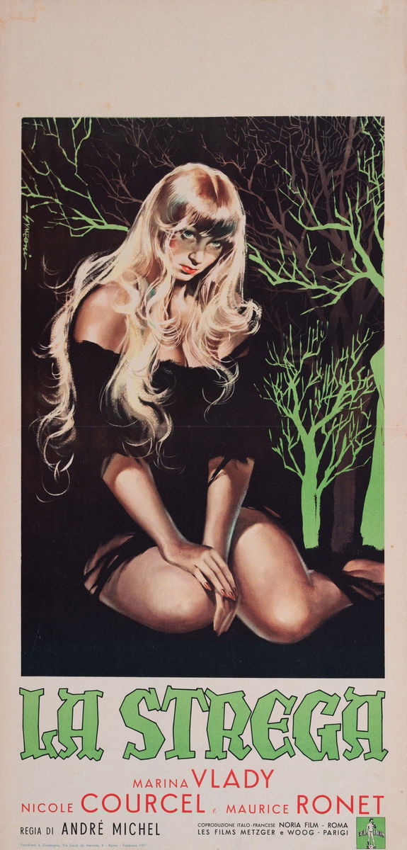 The Blonde Witch - Lobby Card 1