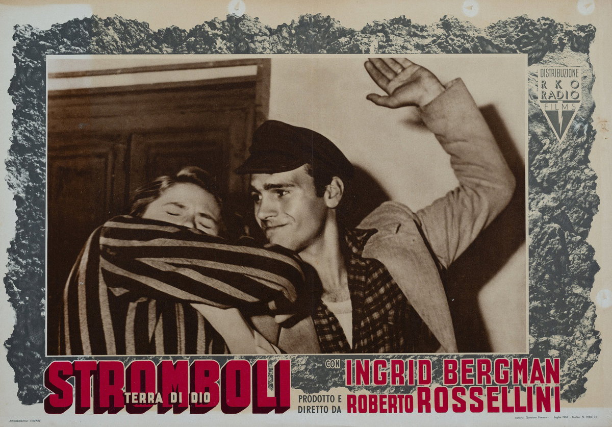 Fotobusta 2 per il film Stromboli (Terra di Dio) (1950)