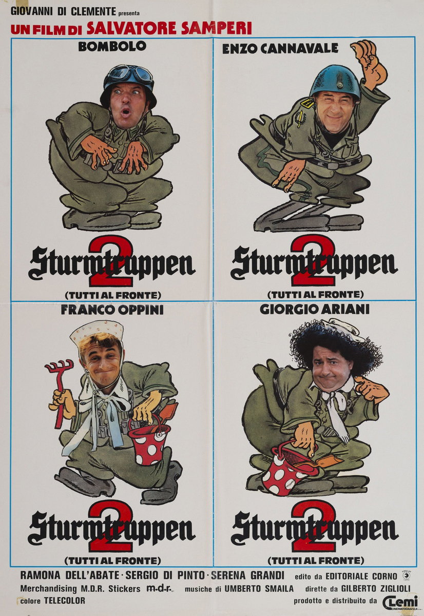 Manifesto 2 per il film Sturmtruppen (1976)