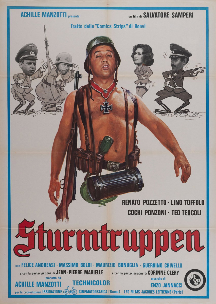 Manifesto 3 per il film Sturmtruppen (1976)