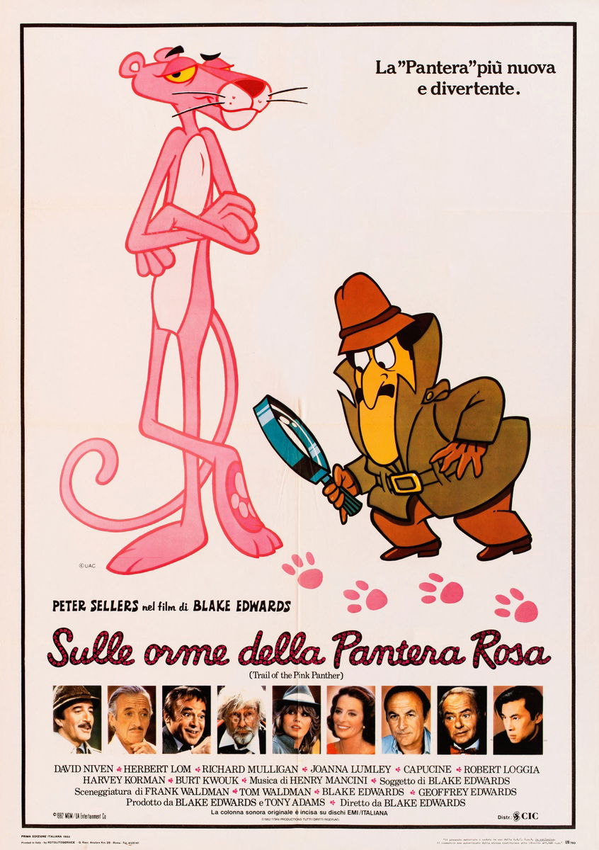 Sulle orme della pantera rosa - Manifesto 1