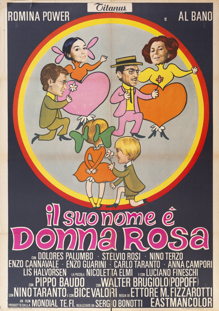 Manifesto 2 per il film Il suo nome è Donna Rosa (1969)