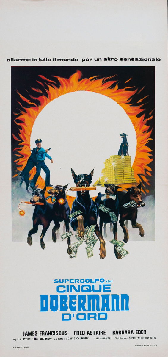 The Amazing Dobermans - Lobby Card 1