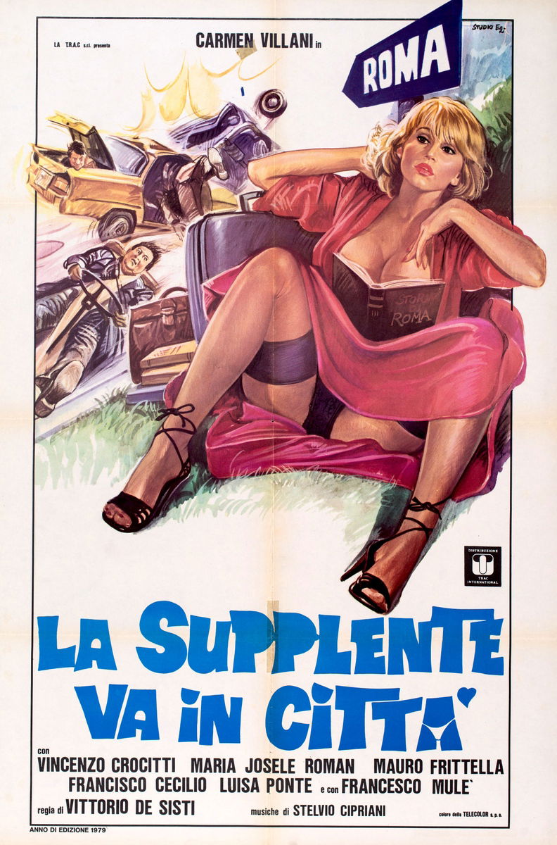 La supplente va in città - Manifesto 1