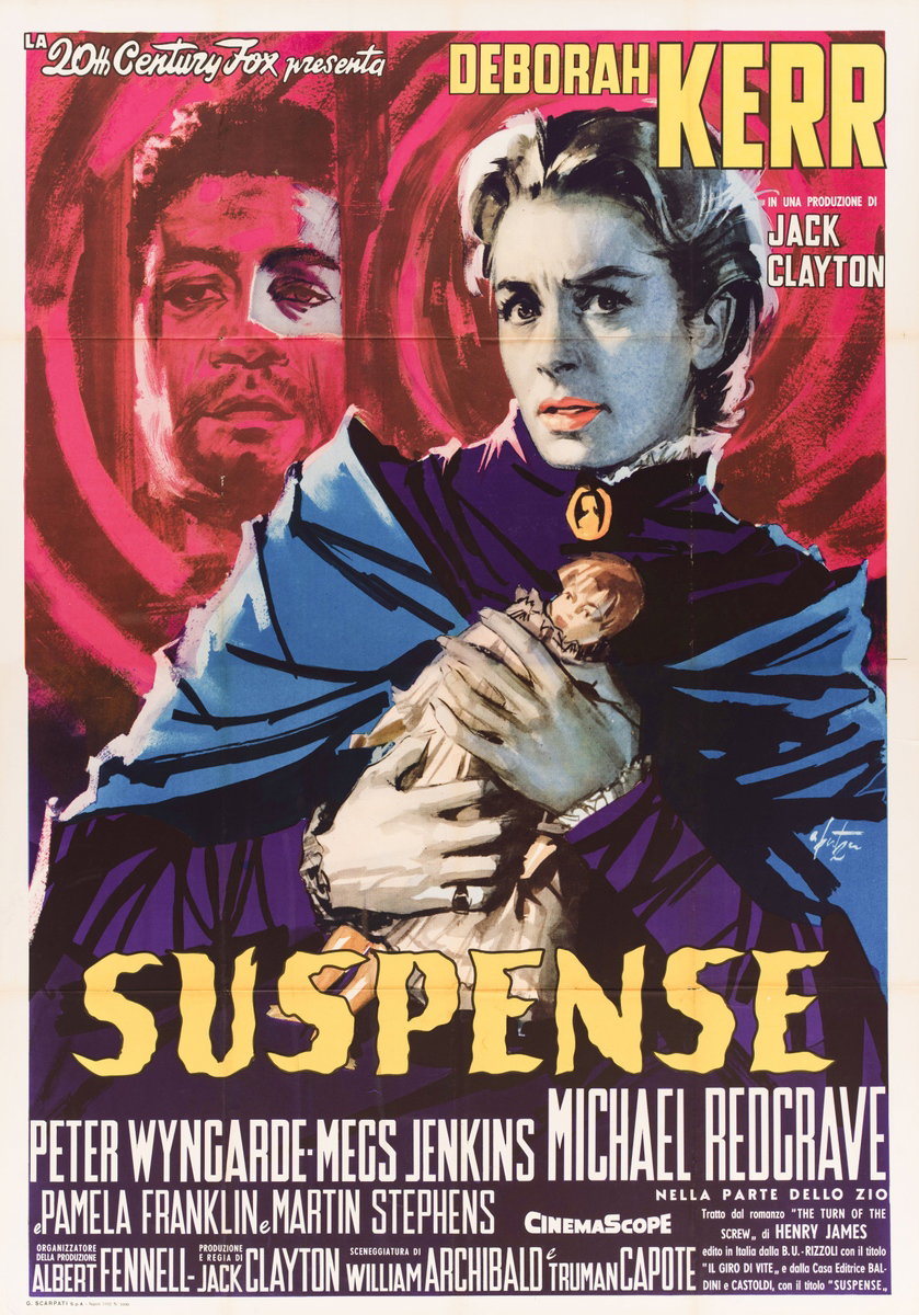 Manifesto 2 per il film Suspense (1961), dipinto da Arnaldo Putzu