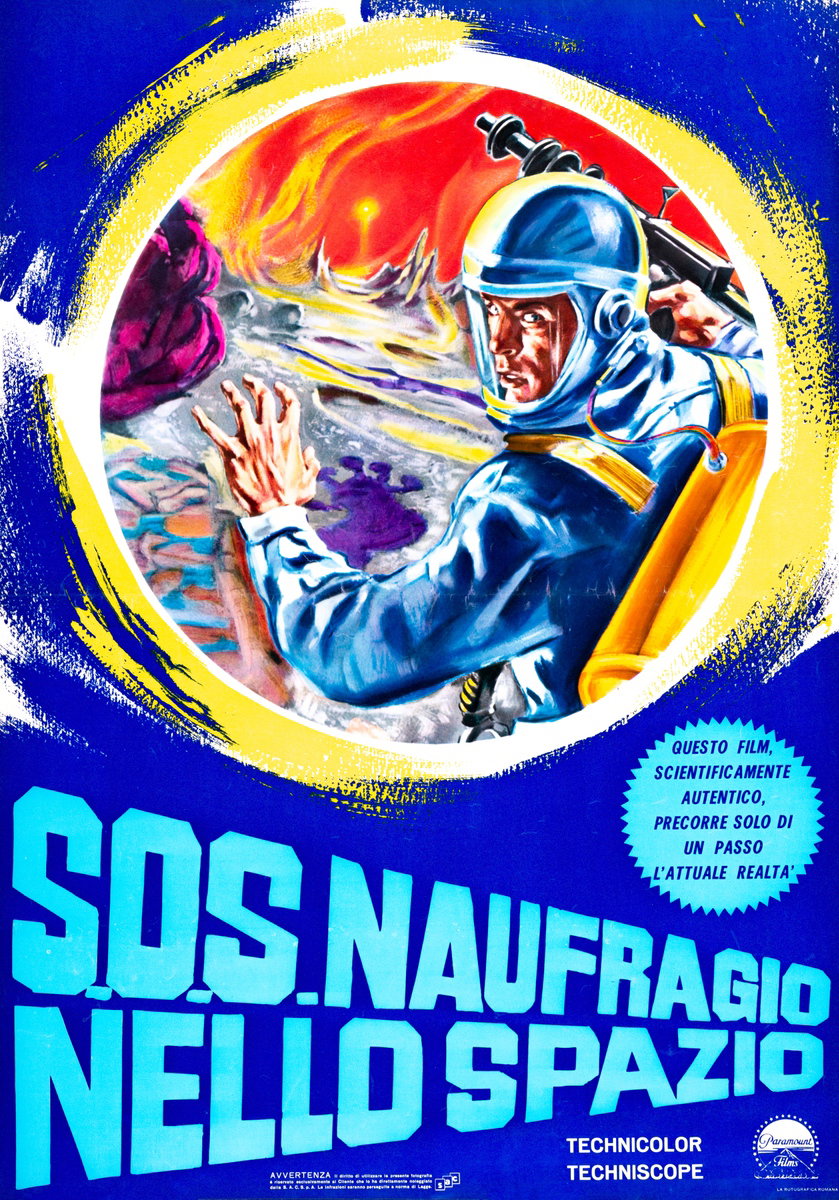 Fotobusta 2 per il film S.O.S. Naufragio nello spazio (1964)