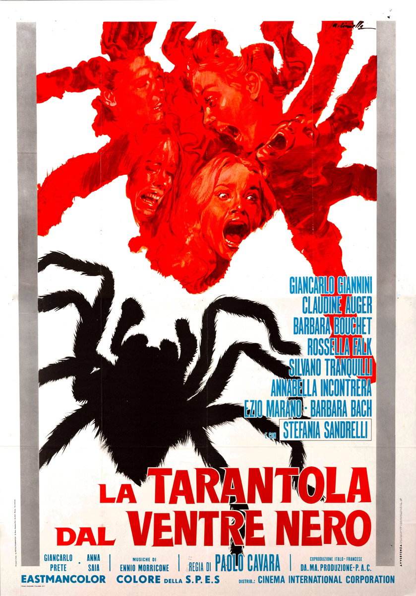 La tarantola dal ventre nero - Manifesto 2