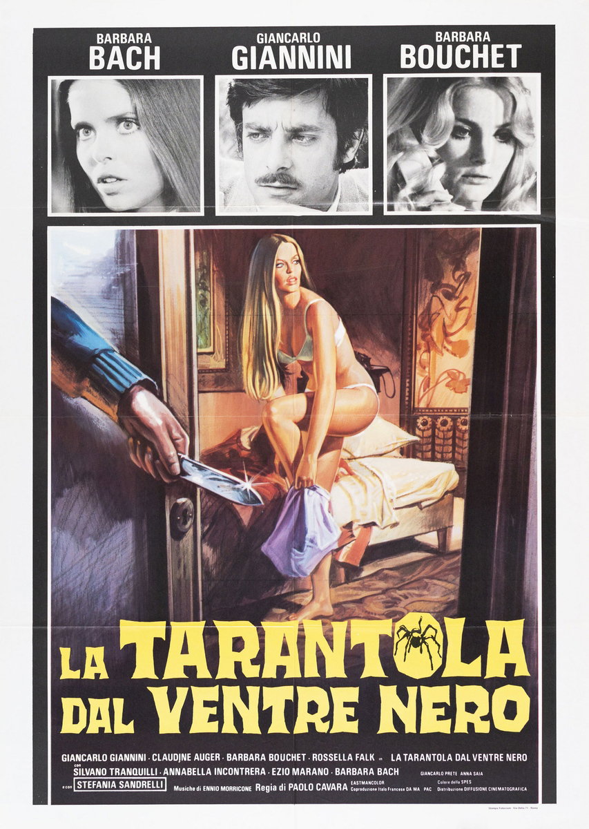 Manifesto 4 per il film La tarantola dal ventre nero (1971)