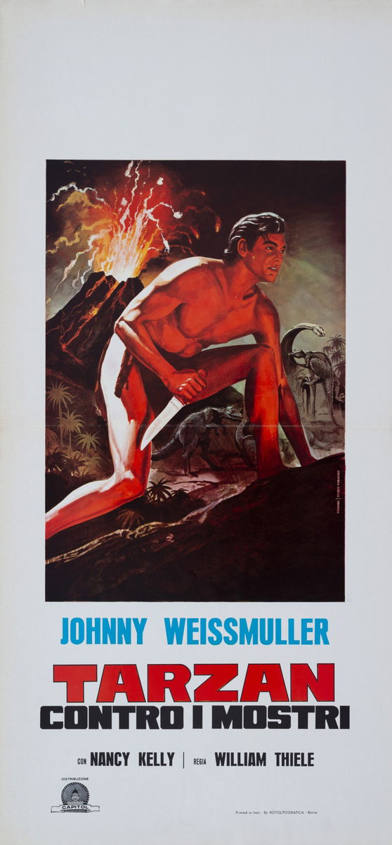 Tarzan's Desert Mystery - Lobby Card 1