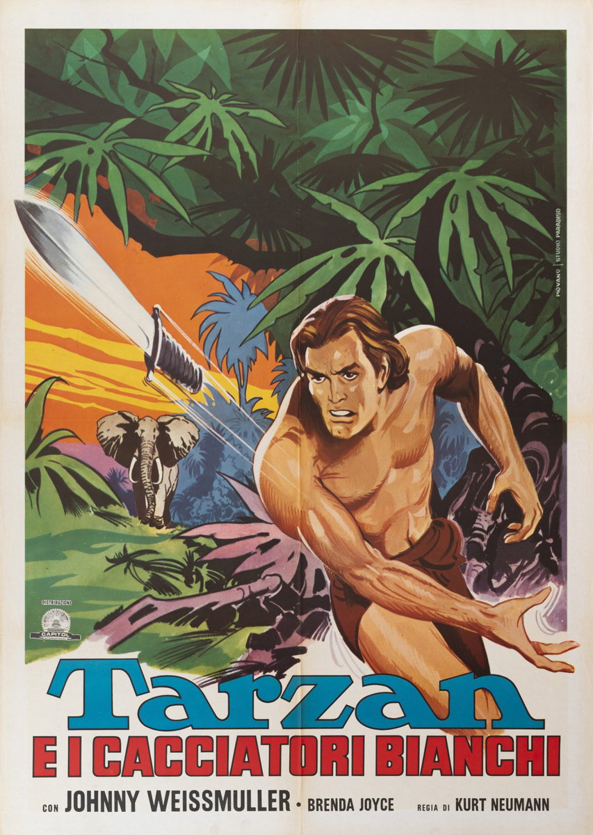 Tarzan e i cacciatori bianchi - Manifesto 2
