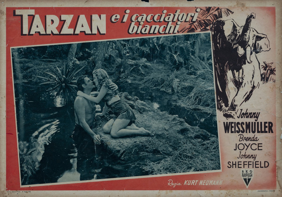 Lobby Card 2 for the film Tarzan and the Huntress (1947)