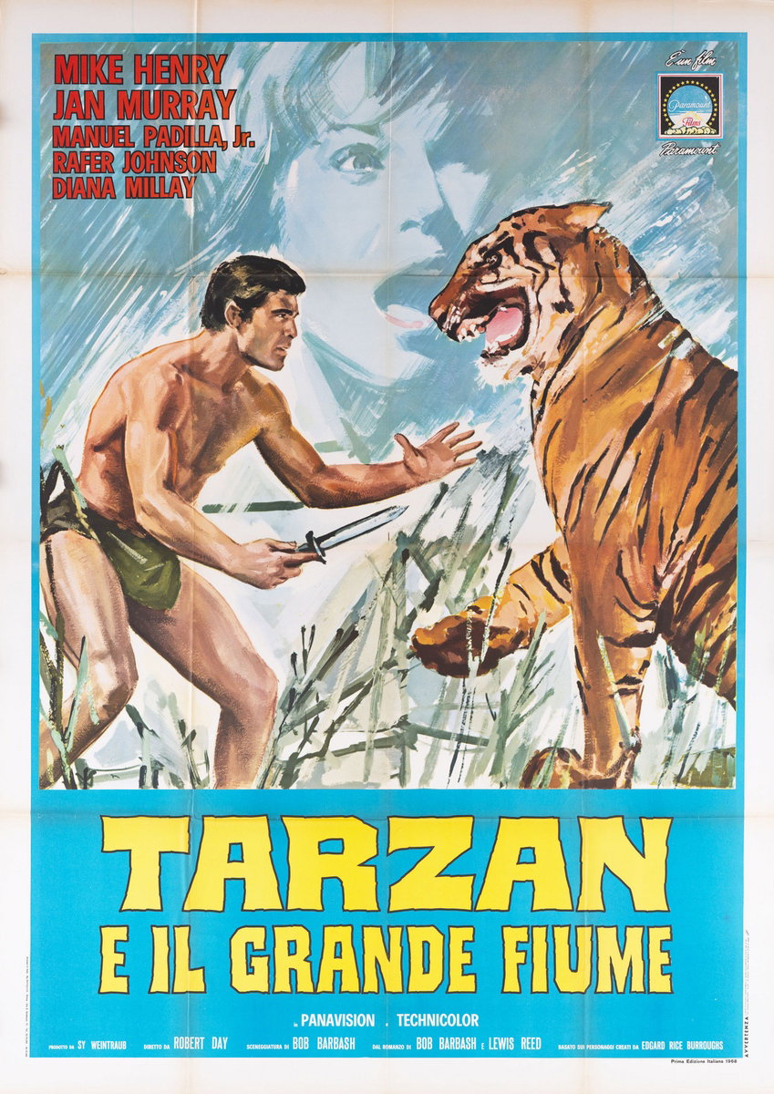 Tarzan e il grande fiume - Manifesto 2
