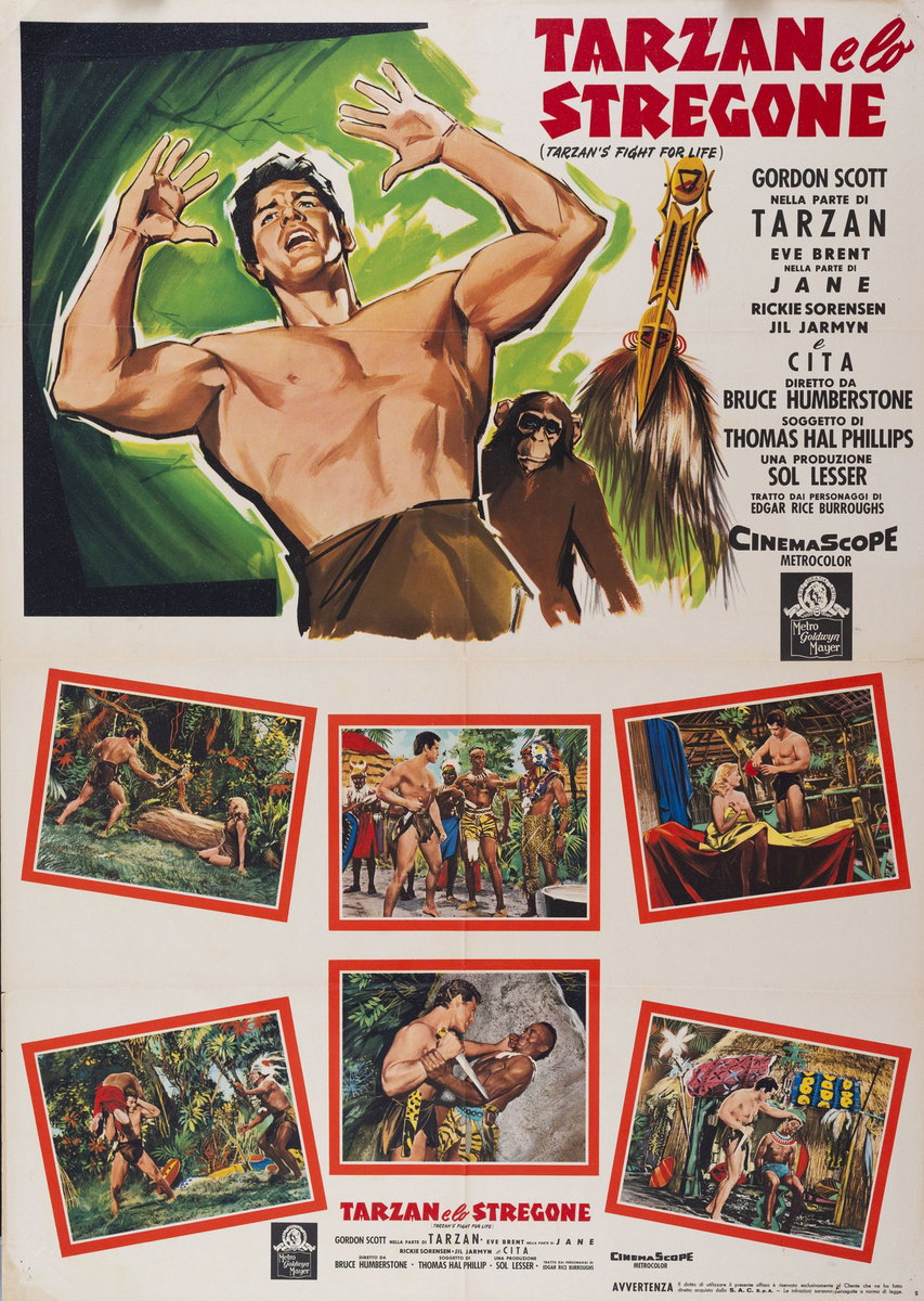 Tarzan e lo stregone - Manifesto 2