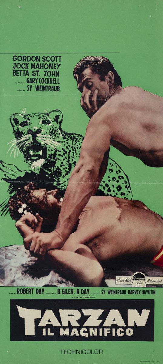 Locandina 2 per il film Tarzan il magnifico (1960)