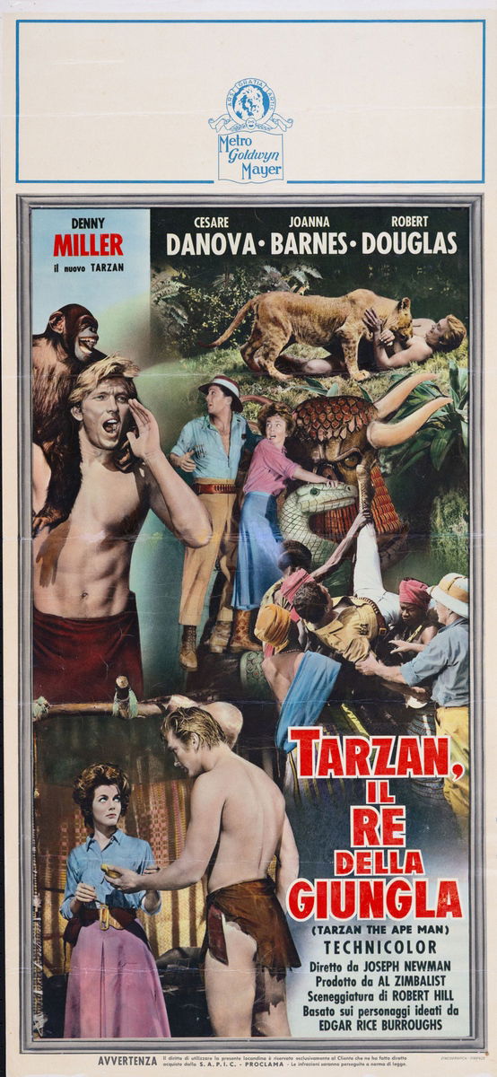 Tarzan l'uomo scimmia - Tarzan, re della giungla - Lobby Card 1