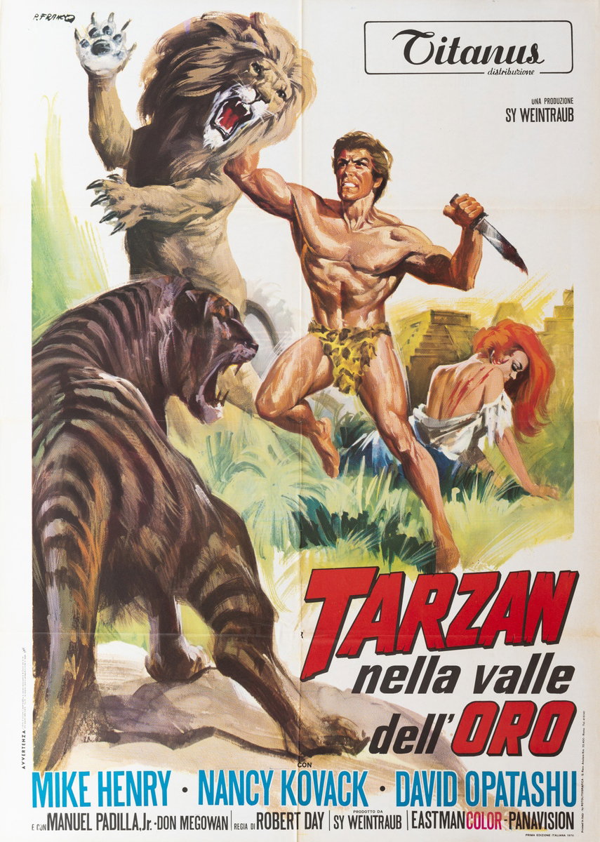 Tarzan nella valle dell'oro - Manifesto 2