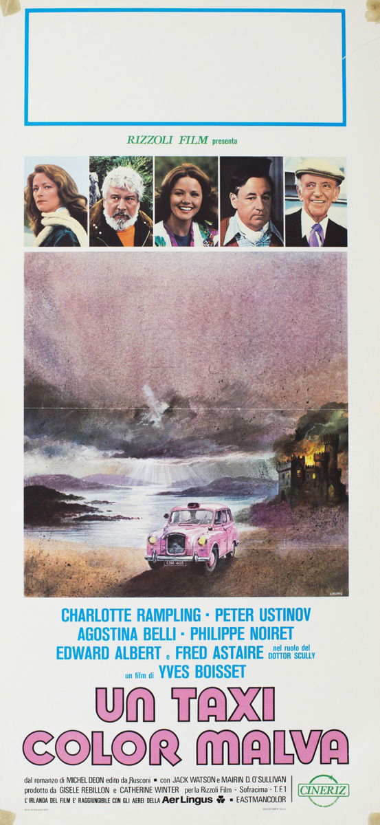 The Purple Taxi - Lobby Card 1