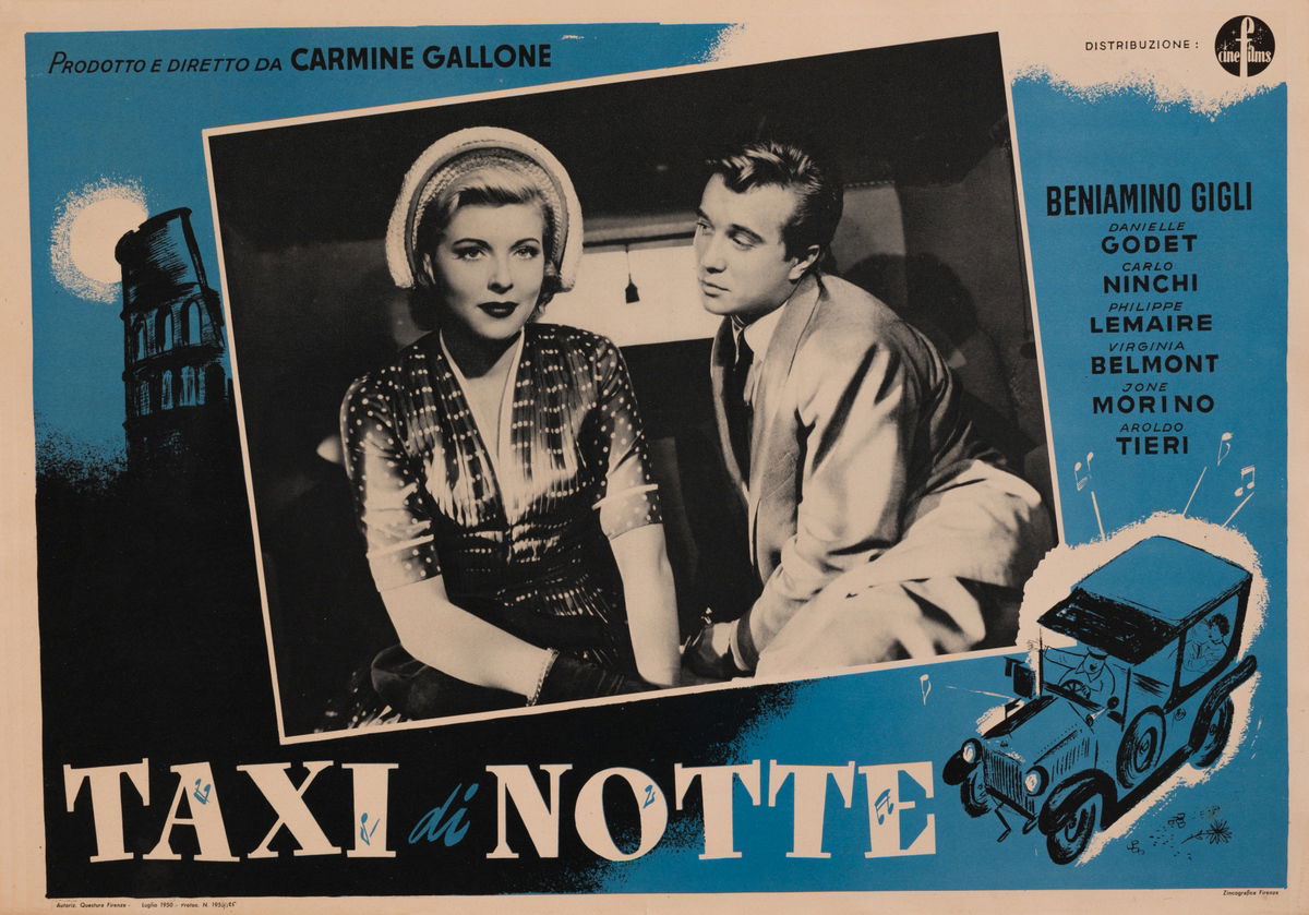 Taxi di notte - Fotobusta 1