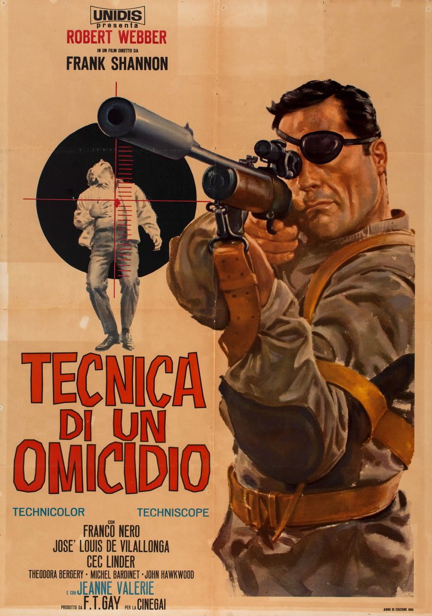Manifesto 2 per il film Tecnica di un omicidio (1965)
