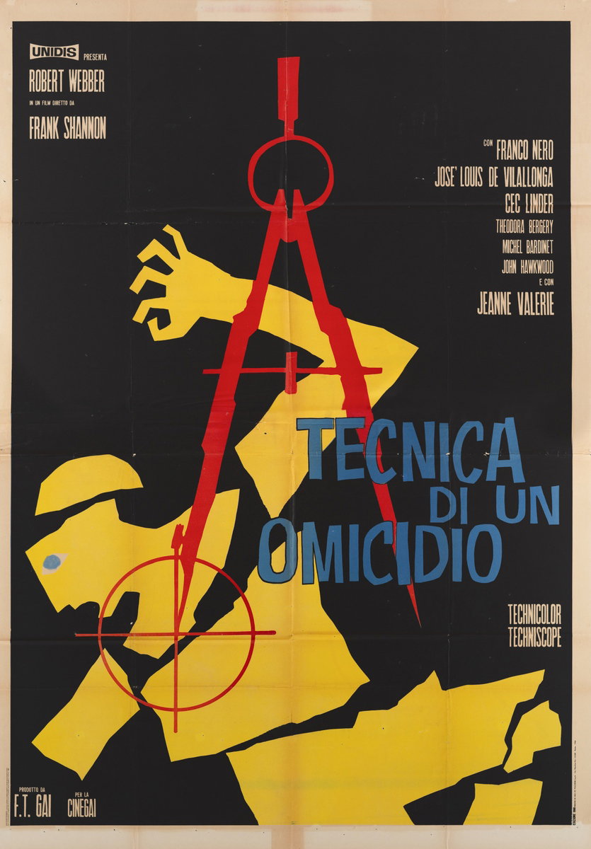 Tecnica di un omicidio - Manifesto 4
