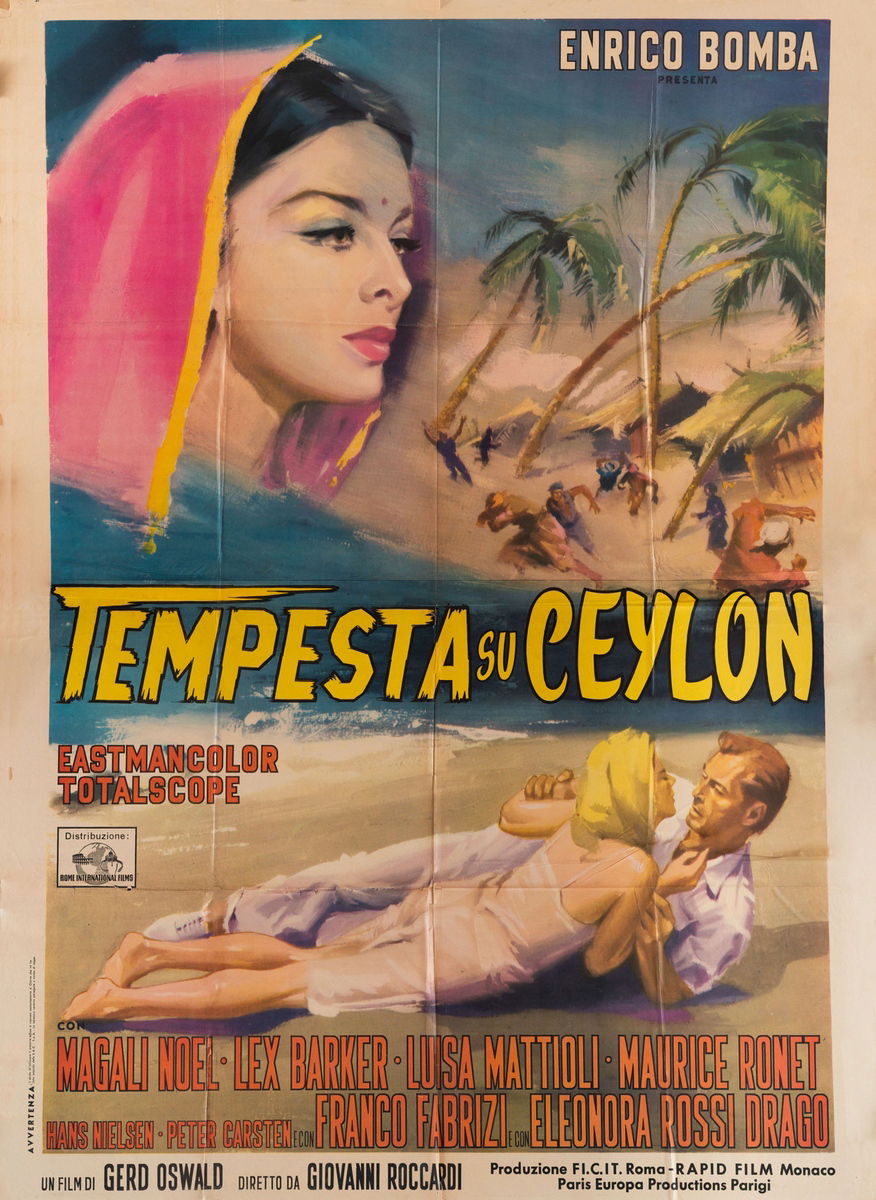 Tempesta su Ceylon - Manifesto 1