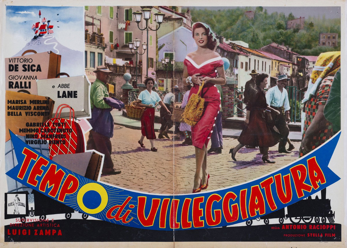 Fotobusta 2 per il film Tempo di villeggiatura (1956)