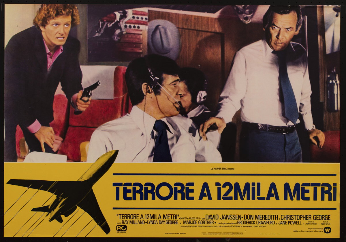 Fotobusta 8 per il film Terrore a 12 mila metri (1977)