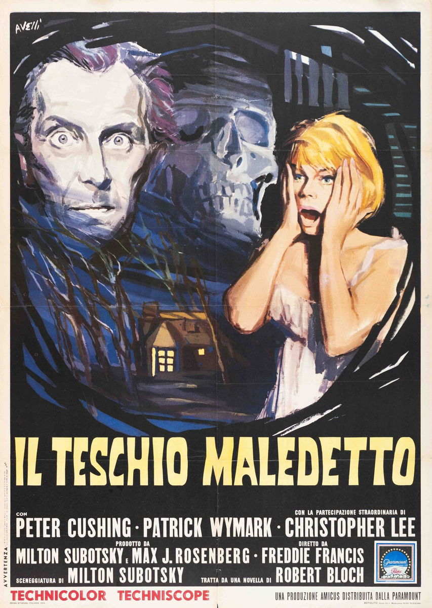 Il teschio maledetto - Manifesto 1
