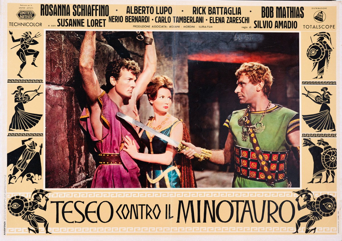 Lobby Card 2 for the film Minotaur, the Wild Beast of Crete (1960)