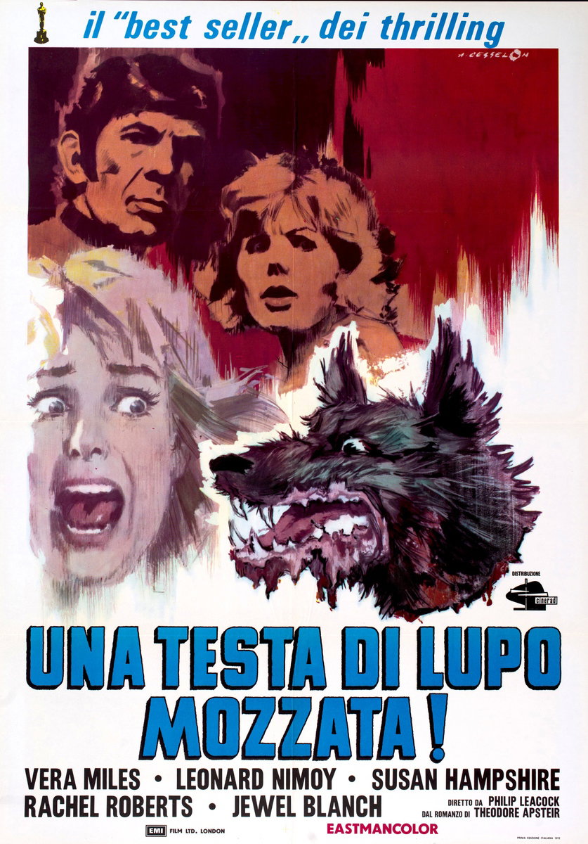 Poster 2 for the film Baffled! (1973), painted by Angelo Cesselon