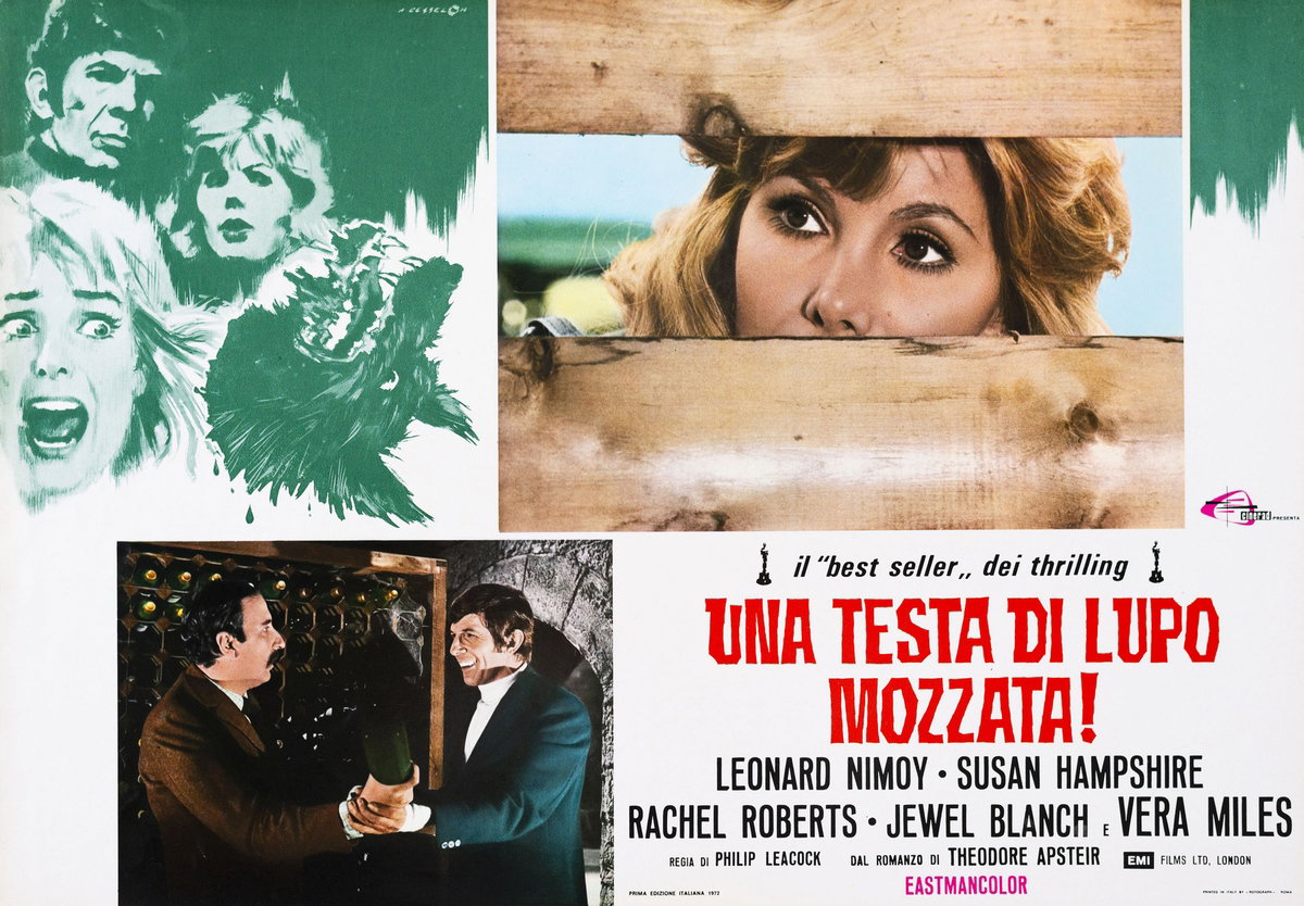 Lobby Card 2 for the film Baffled! (1973), painted by Angelo Cesselon