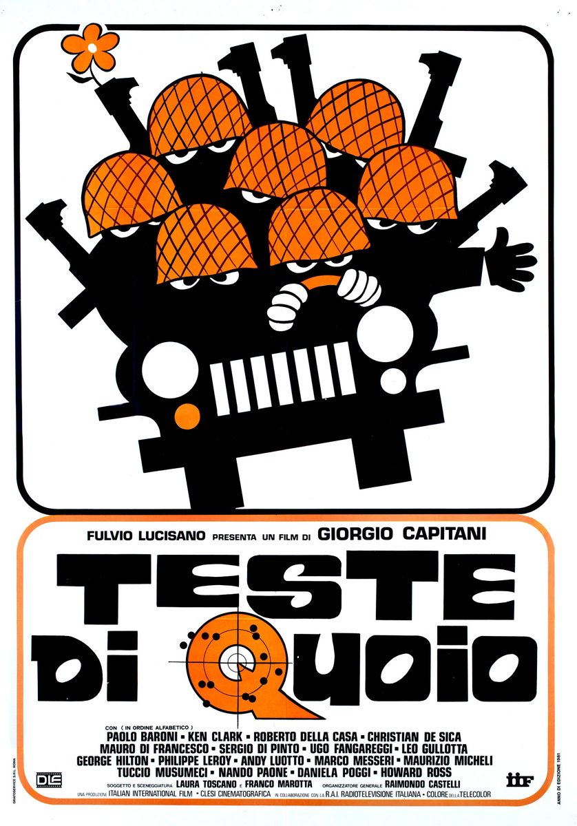Manifesto 2 per il film Teste di quoio (1981)