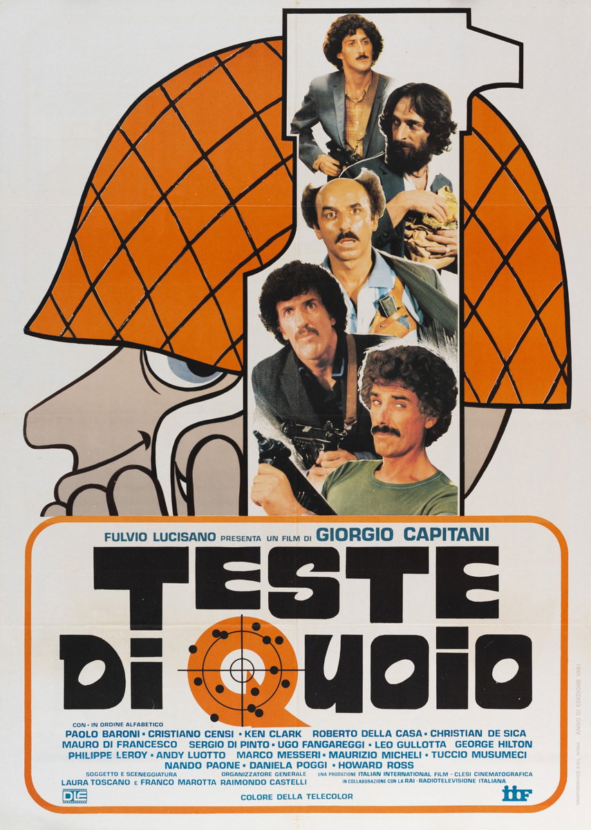 Manifesto 3 per il film Teste di quoio (1981)