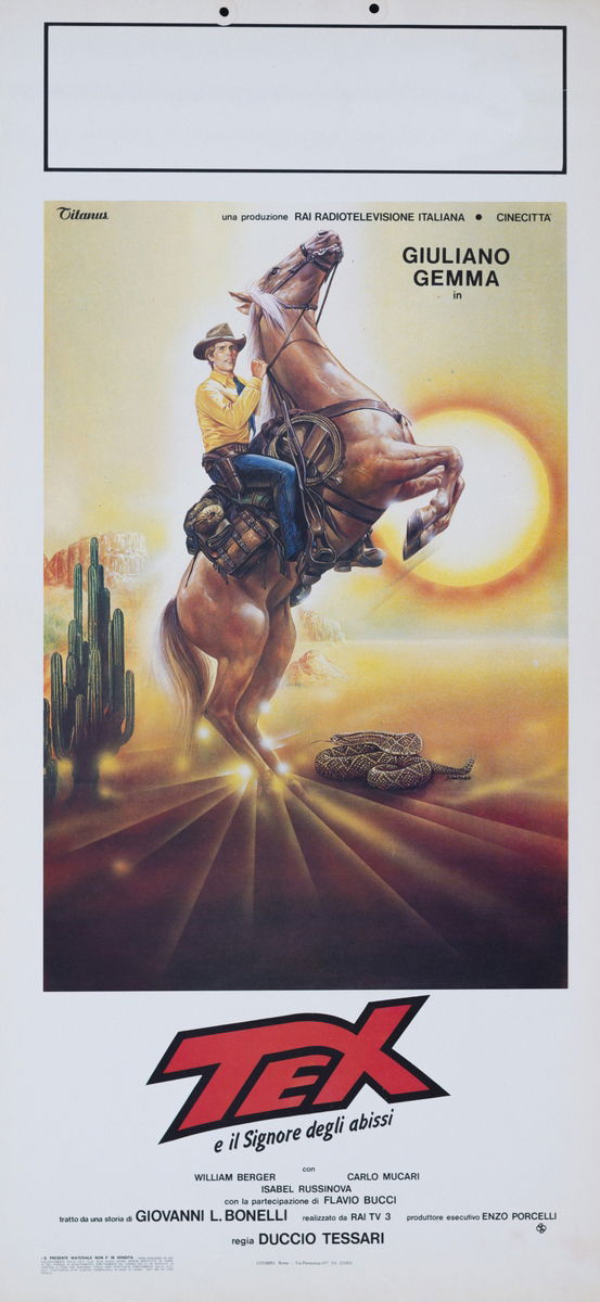 Tex and the Lord of the Deep - Lobby Card 1