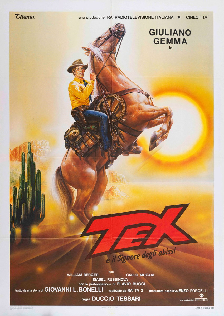 Manifesto 2 per il film Tex e il signore degli abissi (1985)