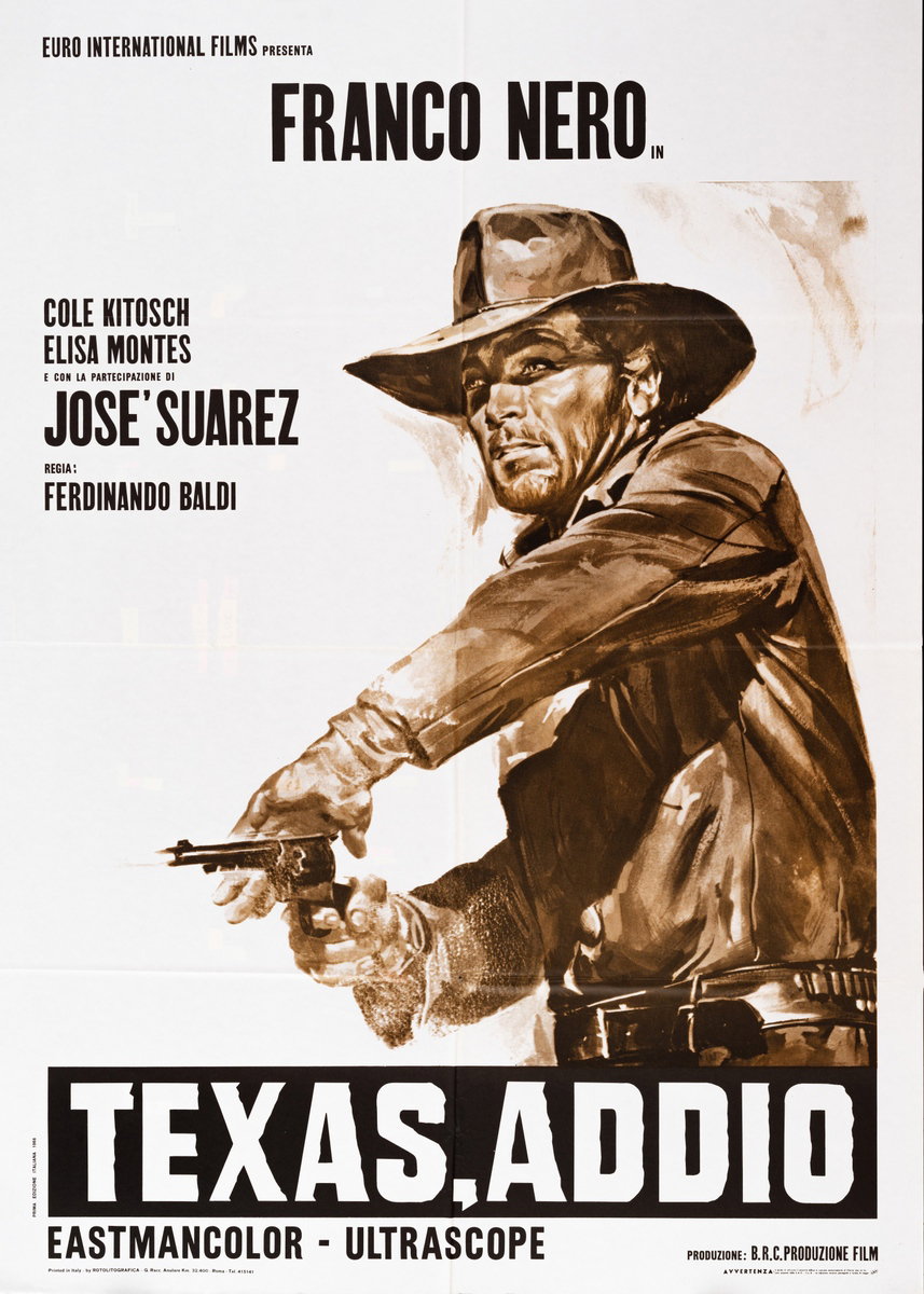 Manifesto 3 per il film Texas, addio (1966)
