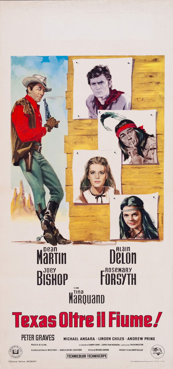 Texas Across the River - Lobby Card 1