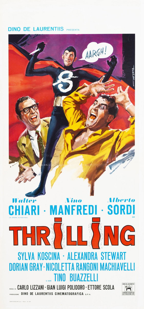Locandina 2 per il film Thrilling (1965), dipinto da Enrico De Seta