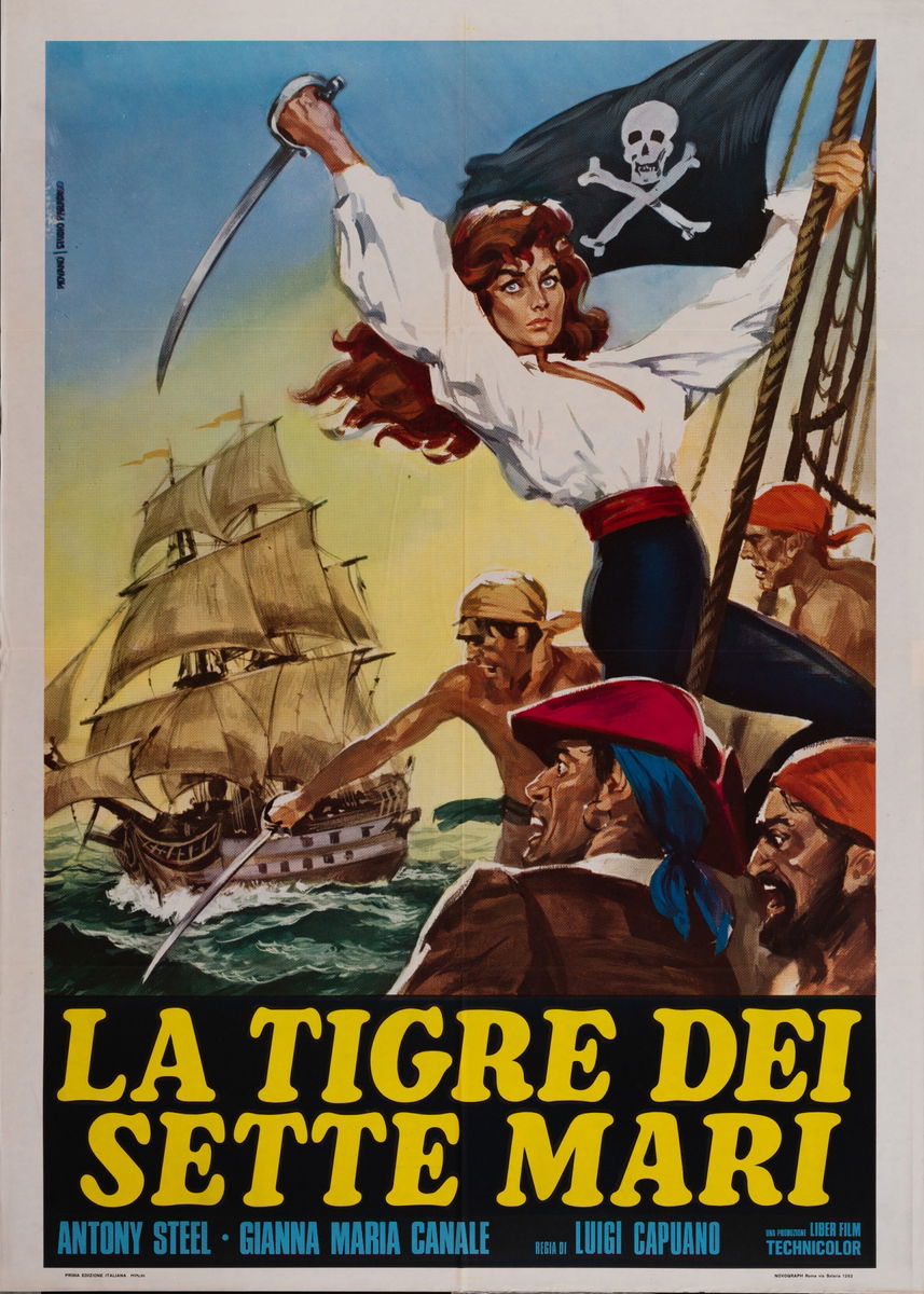 La tigre dei sette mari - Manifesto 1