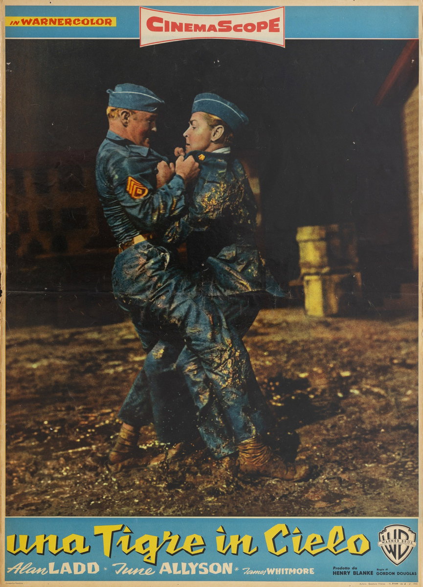 Fotobusta 2 per il film Una tigre in cielo (1955)