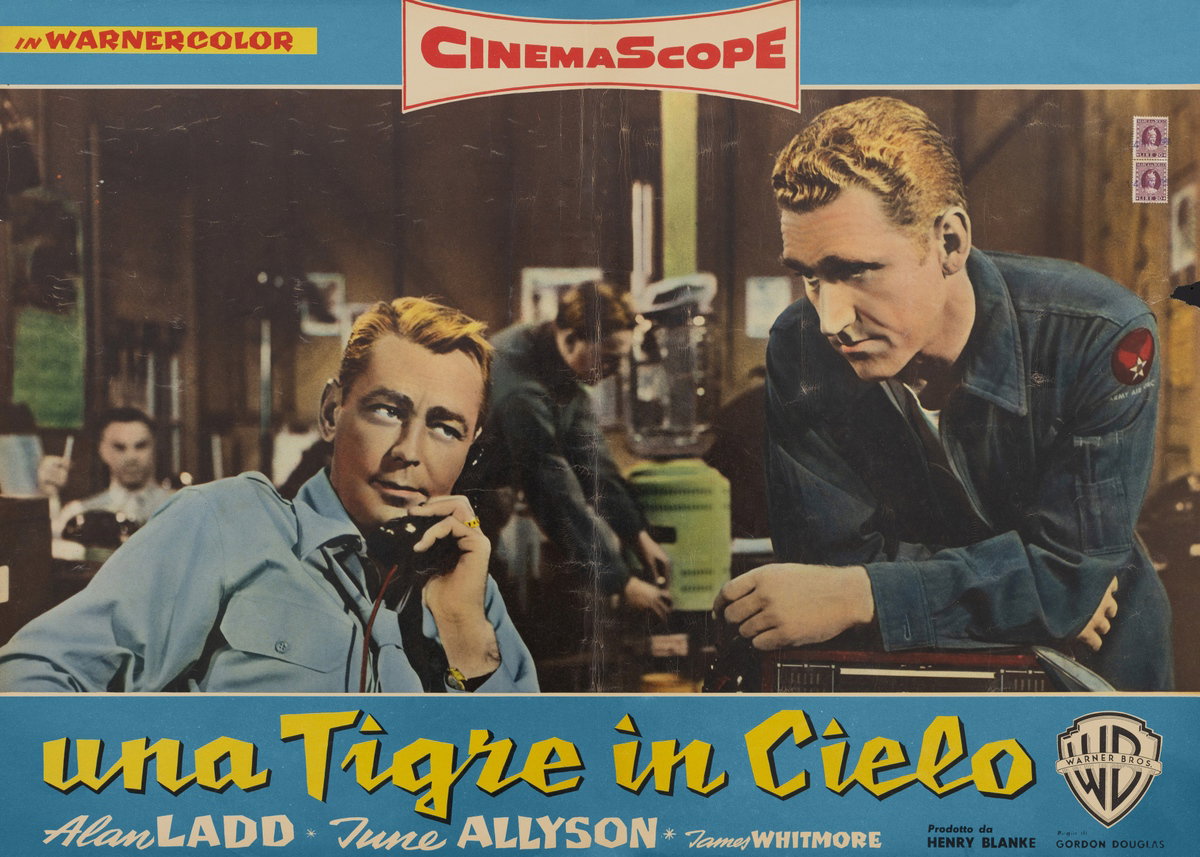 Fotobusta 7 per il film Una tigre in cielo (1955)