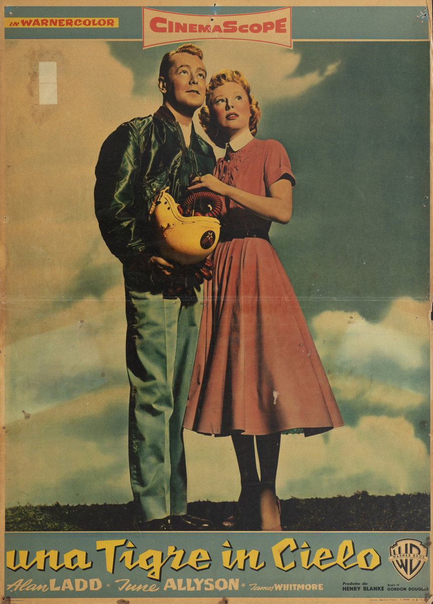 Fotobusta 13 per il film Una tigre in cielo (1955)