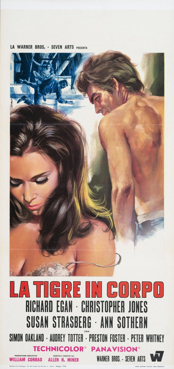 Locandina 2 for the film Chubasco (1968), painted by Franco Picchioni